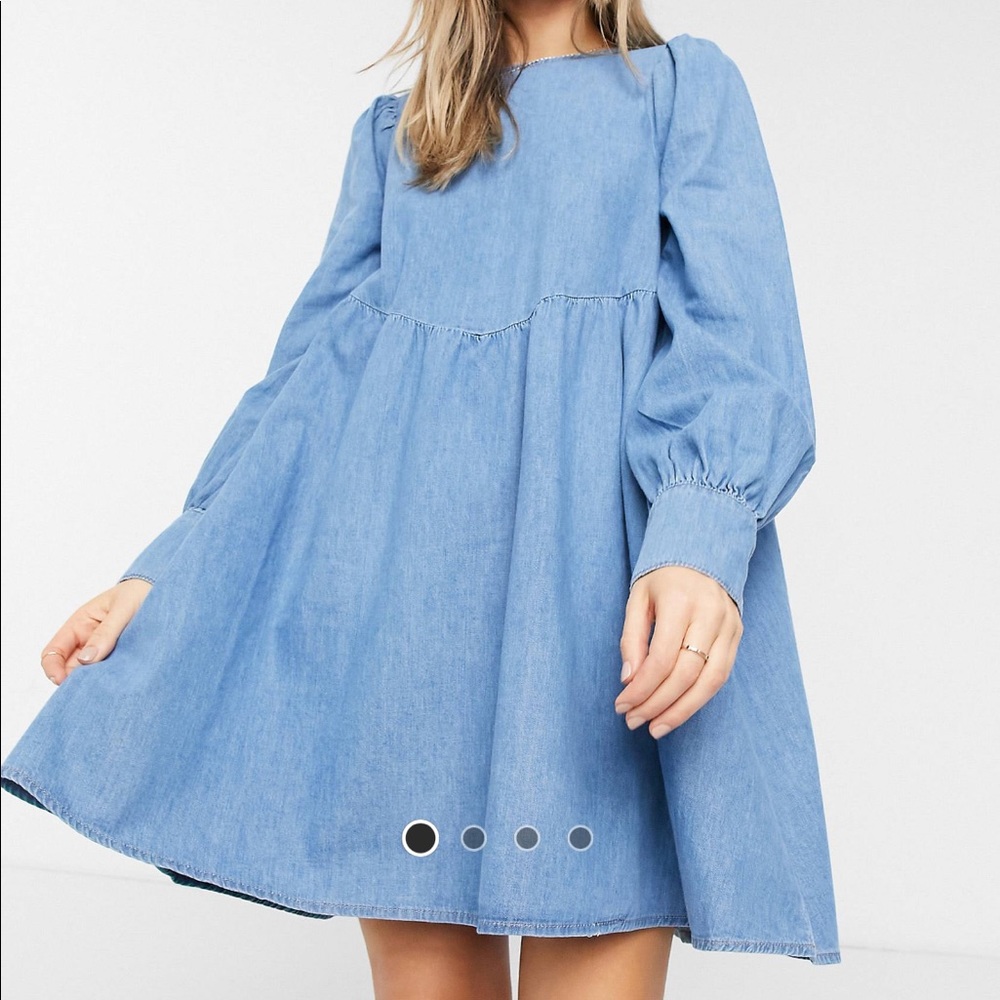 ASOS Denim Smock Dress